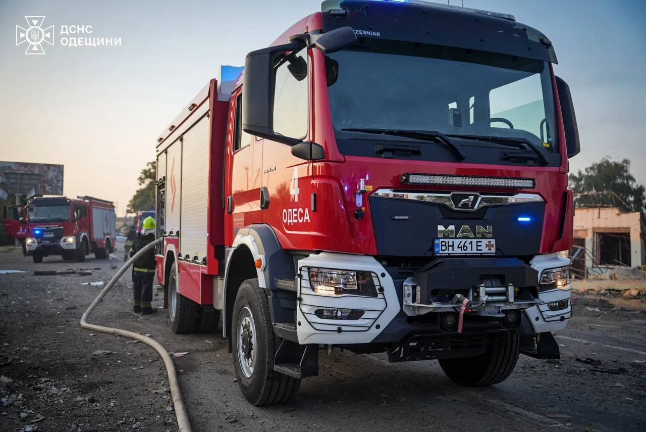 Пожежа на СТО на Одещині