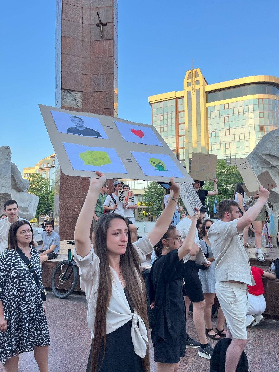 Митинг в поддержку Федорова в Ивано-Франковске