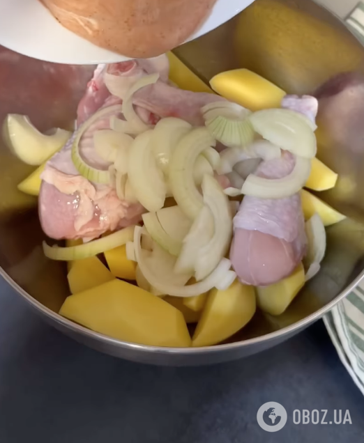 Картофель с мясом