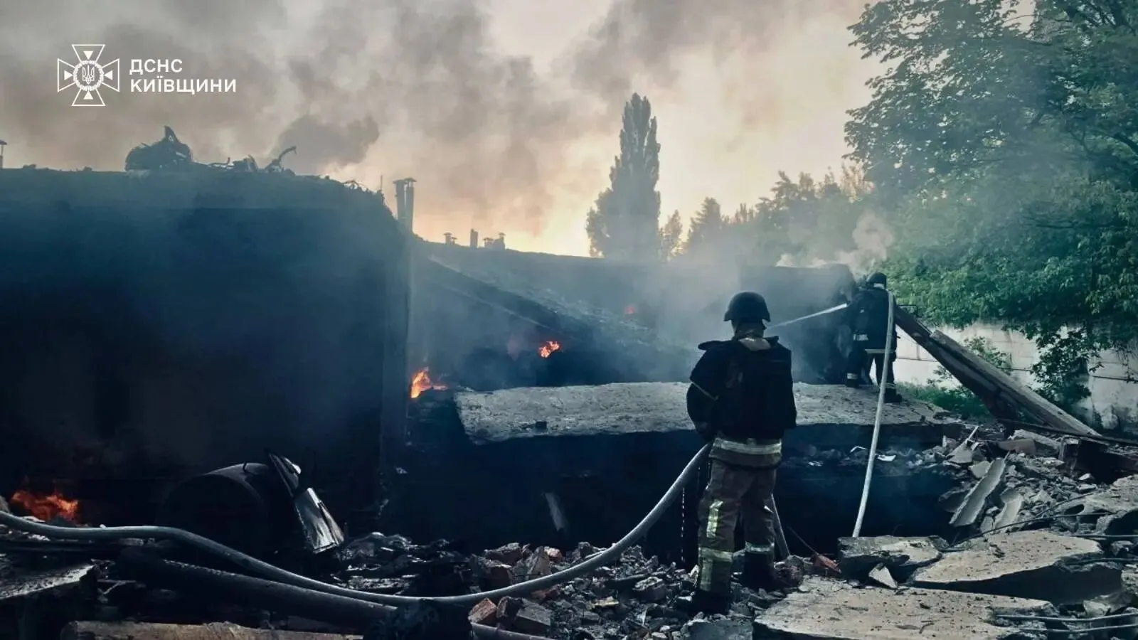 Наслідки удару по Білій Церкві.