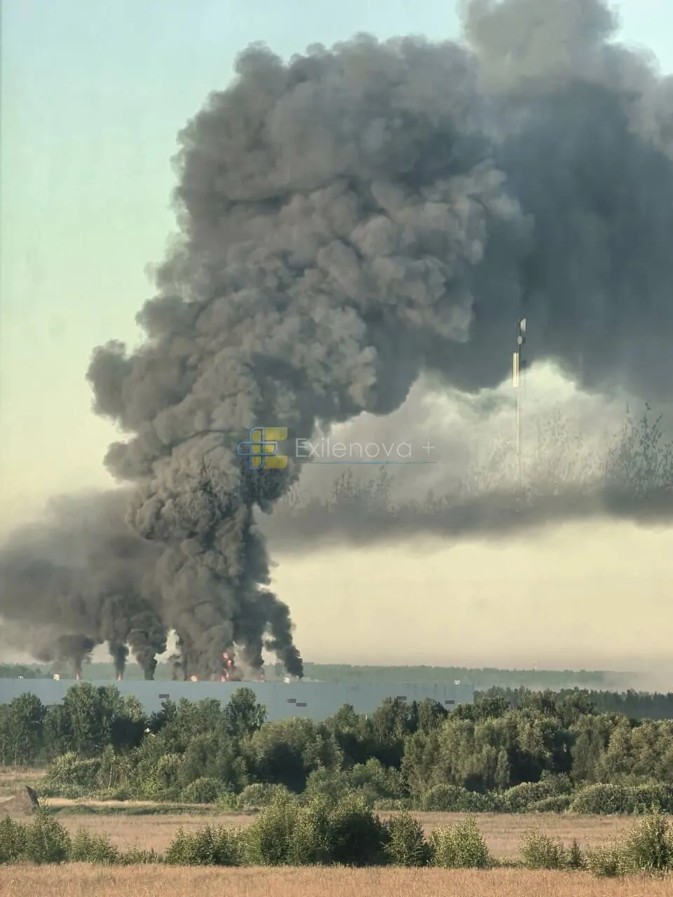 Пожар в Электростали