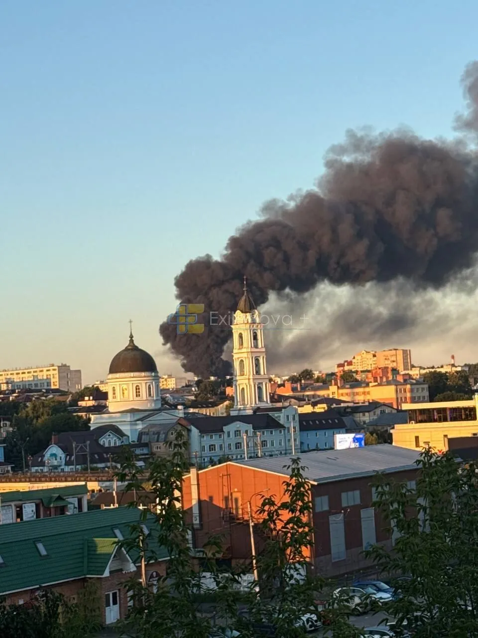 Пожар в Электростали