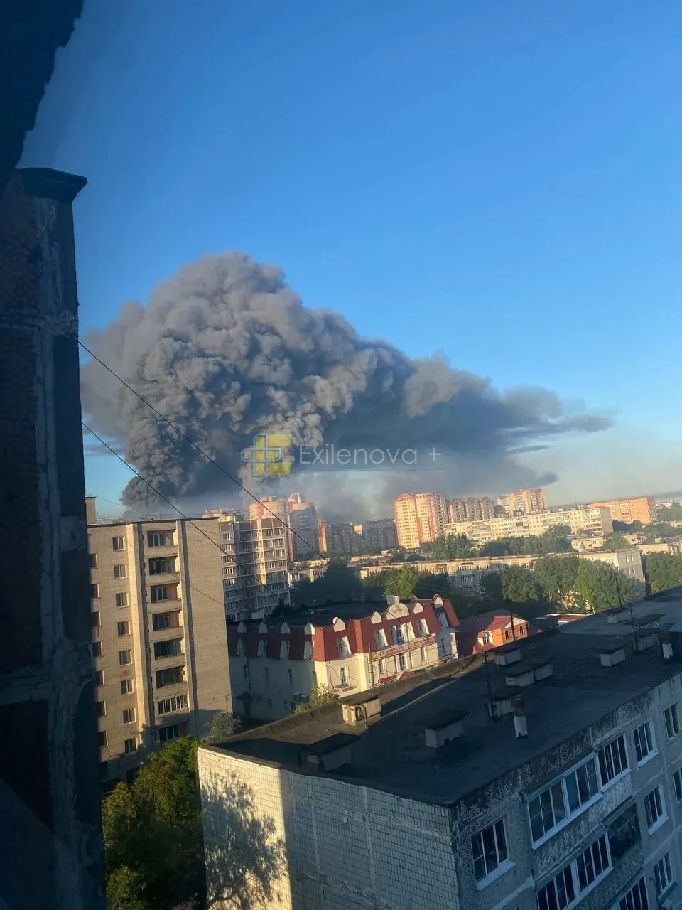 Пожар в Электростали