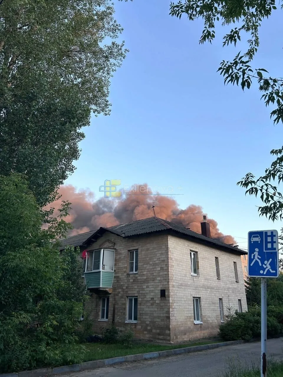 Пожежа у Ногінську після вибухів