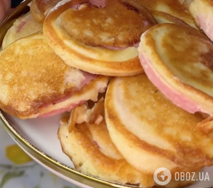 Готовые оладьи