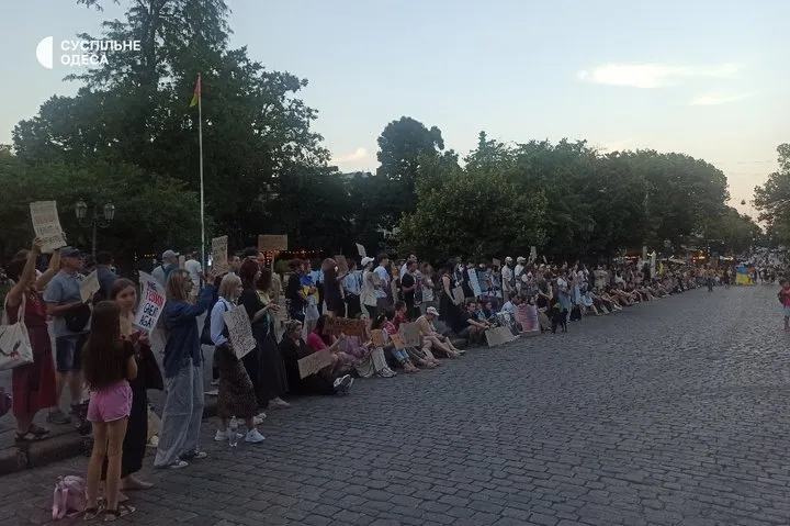Мітинг в Одесі проти відставки Федорова