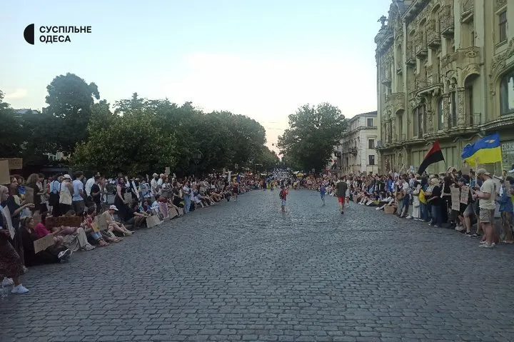 Мітинг в Одесі проти відставки Федорова