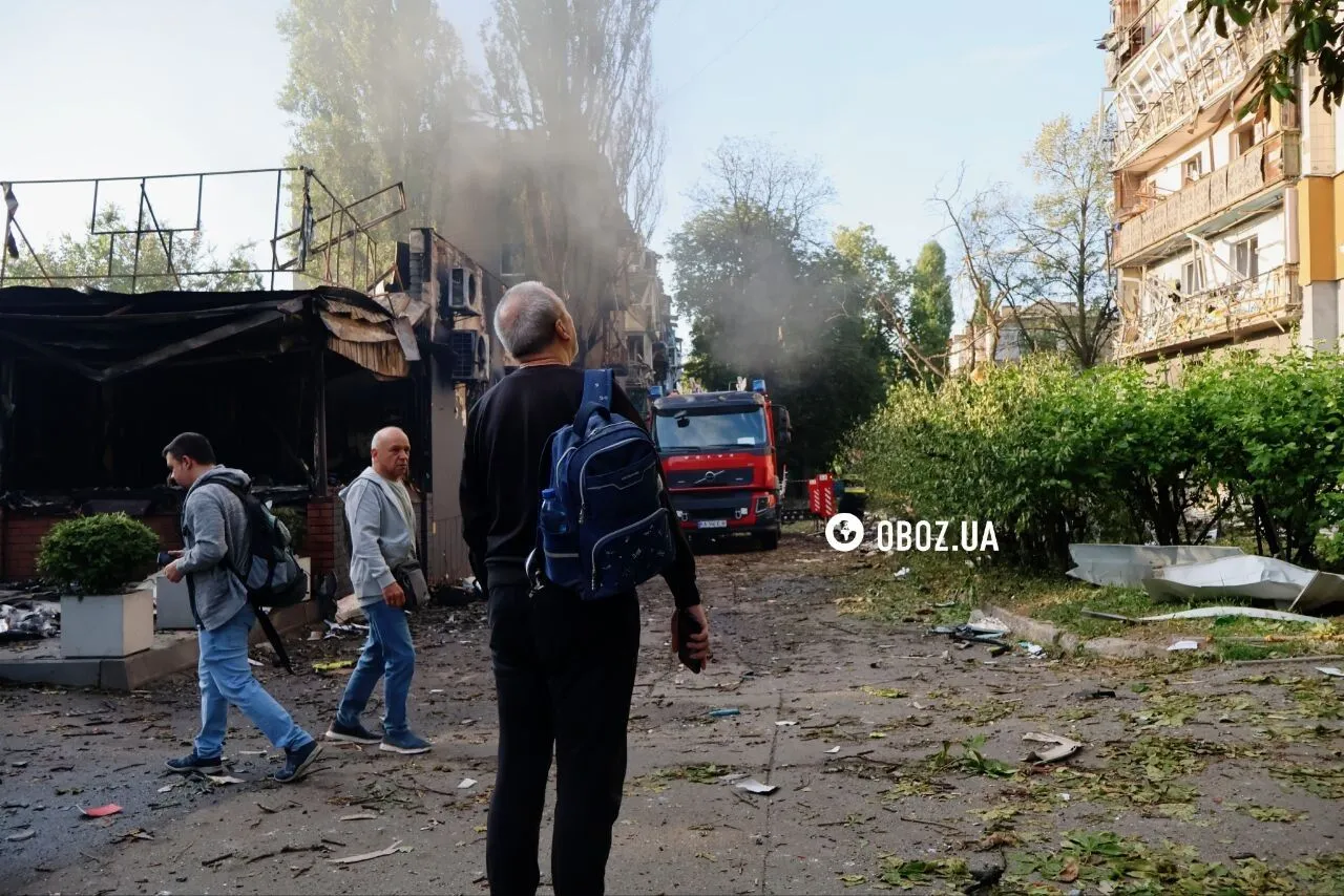 У Святошинському районі фіксуються наслідки нічної атаки