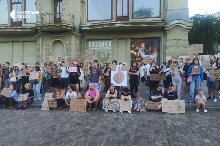 Мітинг в Одесі проти відставки Федорова