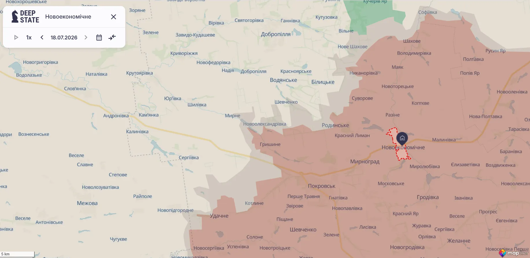 Новоекономічне, Донеччина