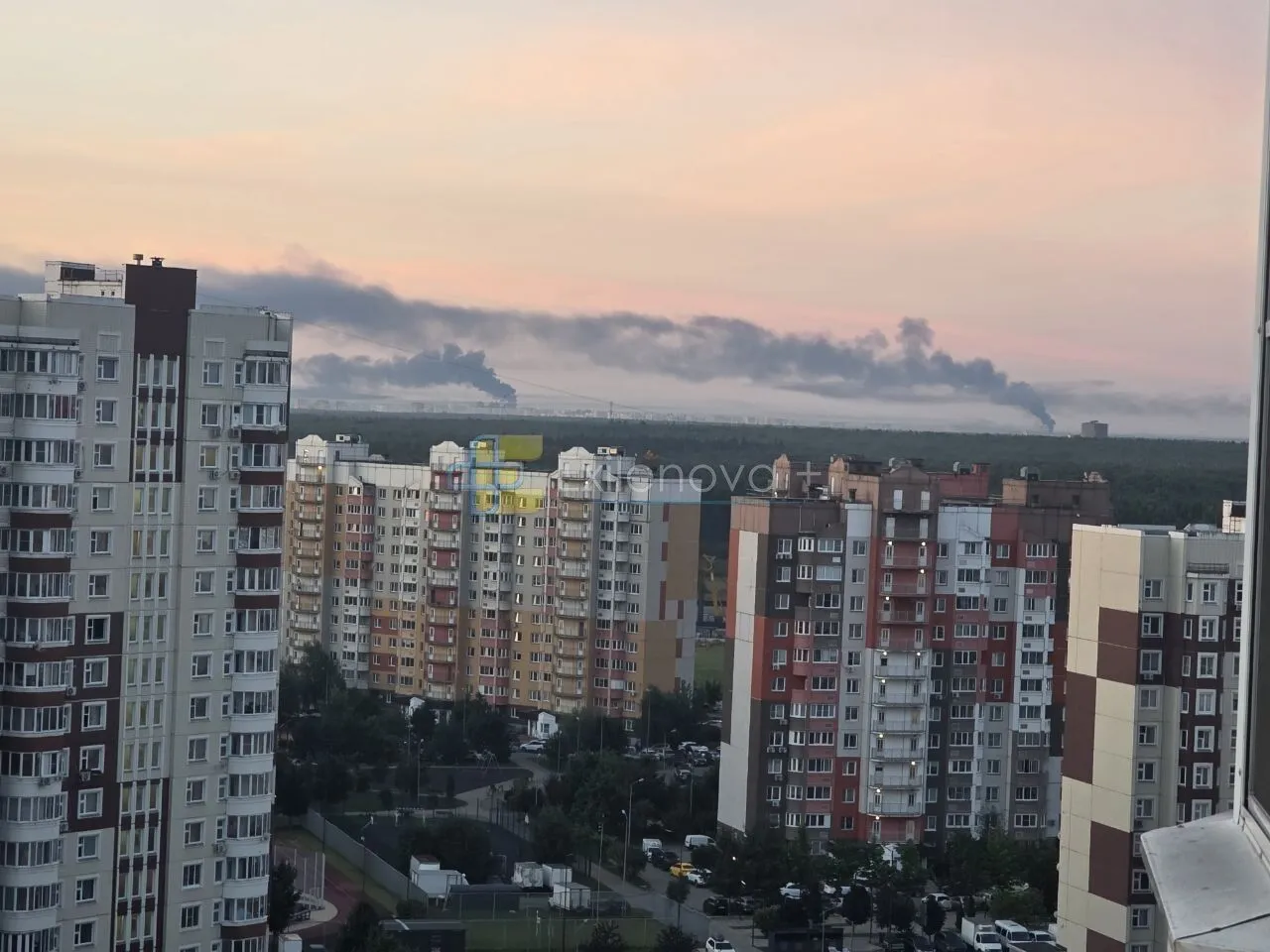 Кадри з Московської області РФ