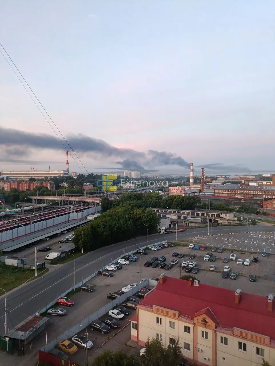 Кадри з Московської області РФ