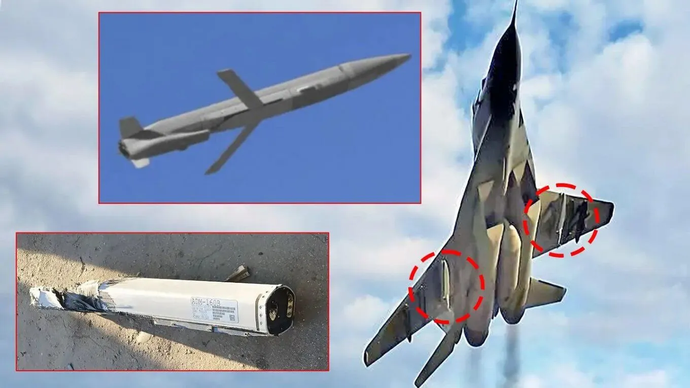 МиГ-29 Воздушных Сил ВСУ с дронами-приманками ADM-160 MALD