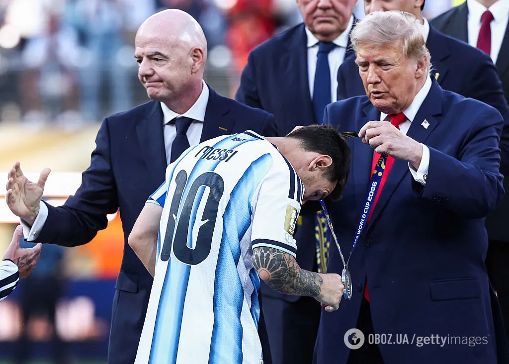 Мессі та Трамп.