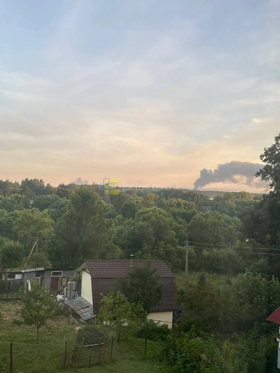 Кадри з Московської області РФ