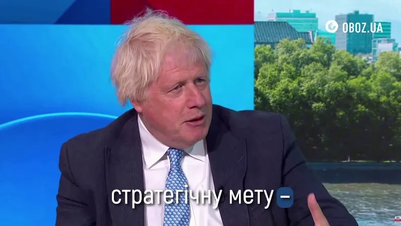 Борис Джонсон в интервью Sky News.
