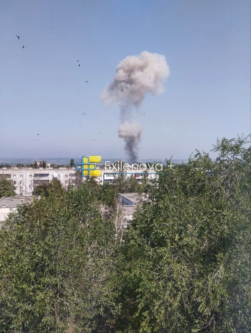 Взрывы в Луганской области.