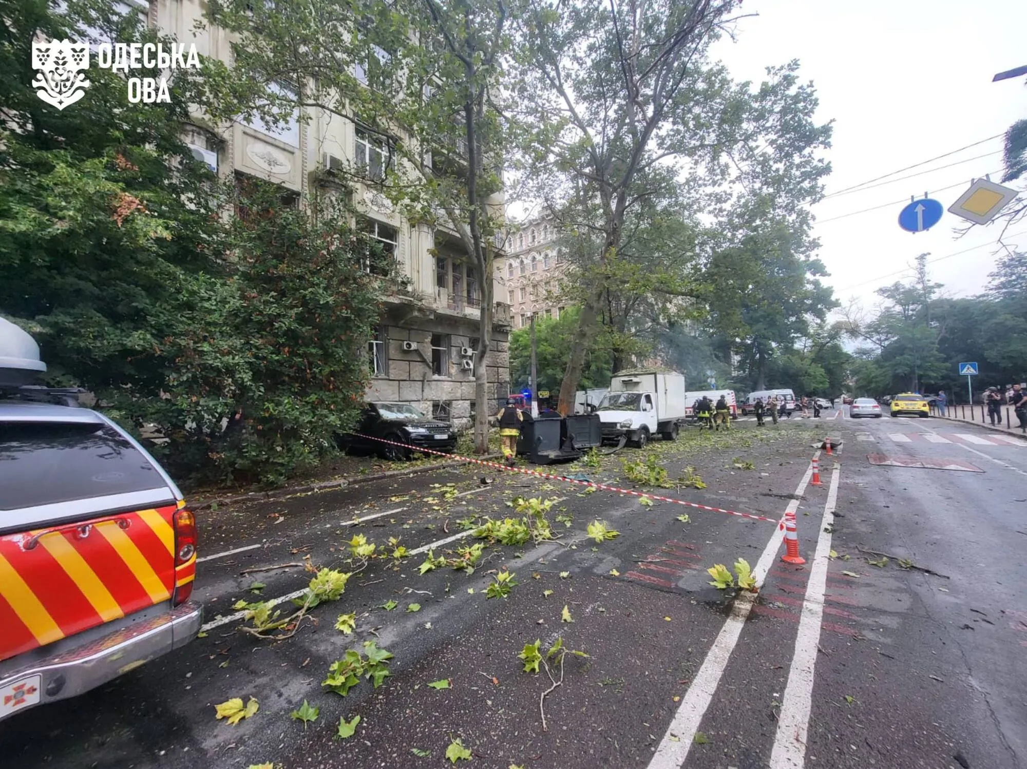 Последствия российского удара.