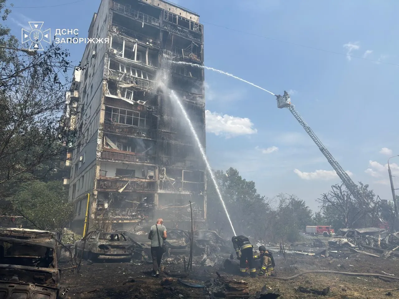 РФ нанесла удар по Запорожью.
