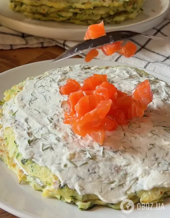 Кабачковый торт с вкусной начинкой: рецепт закуски на любой случай