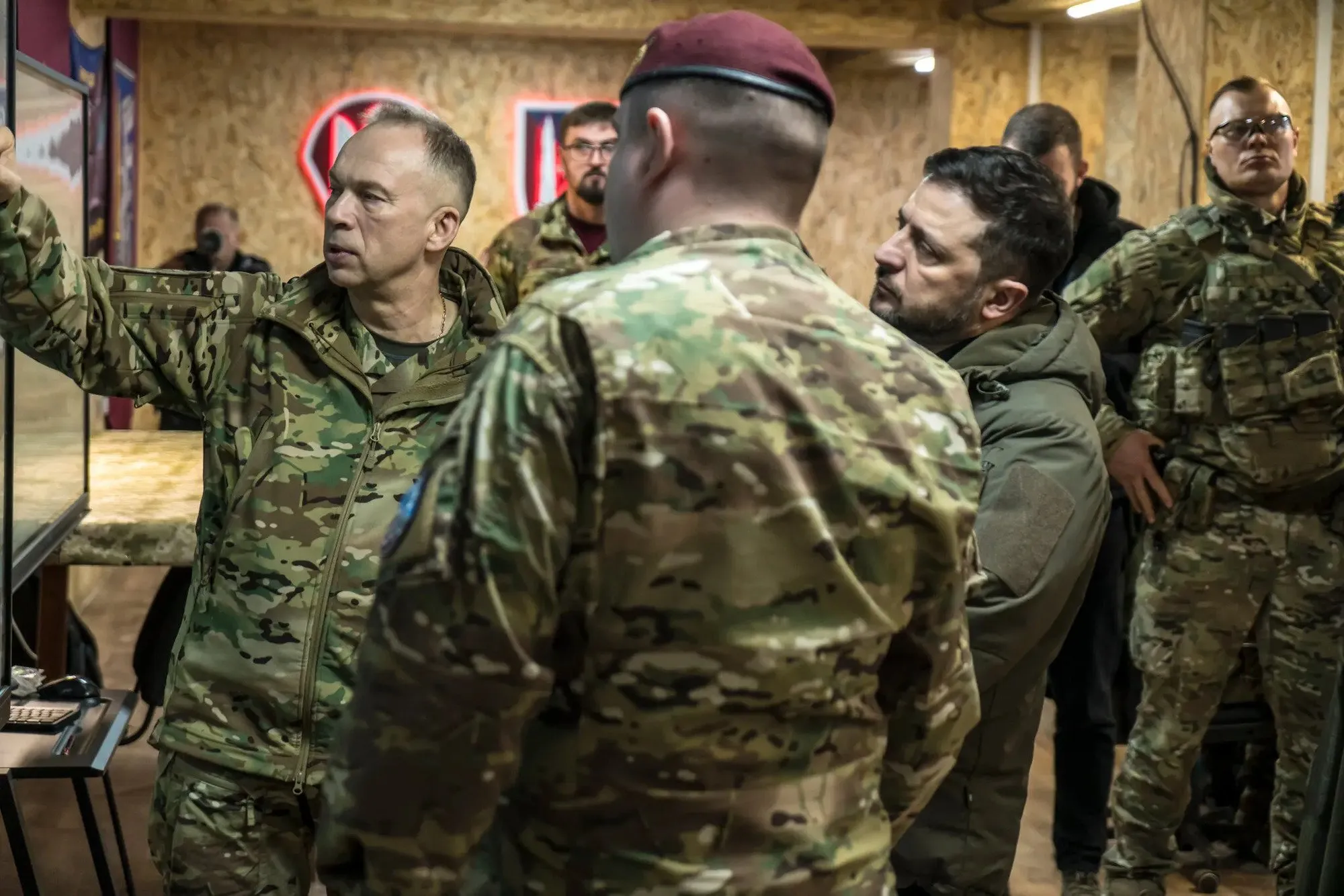 Генерал Сирский с президентом Зеленским в Донецкой области.
