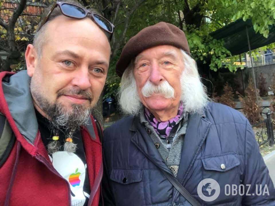 З легендарним українським живописцем Іваном Марчуком.