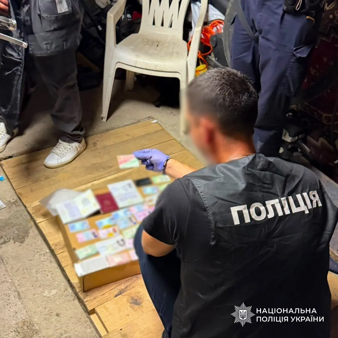 У фігурантів правоохоронці виявили велику кількість підроблених документів.