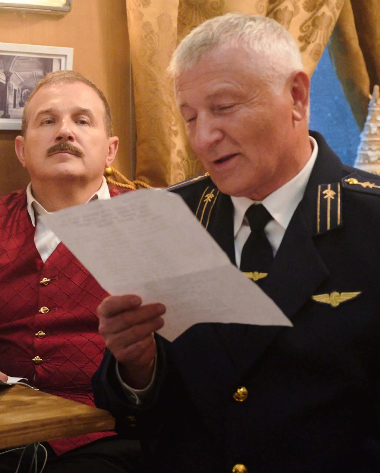 Со Стасом Бокланом на съемках.