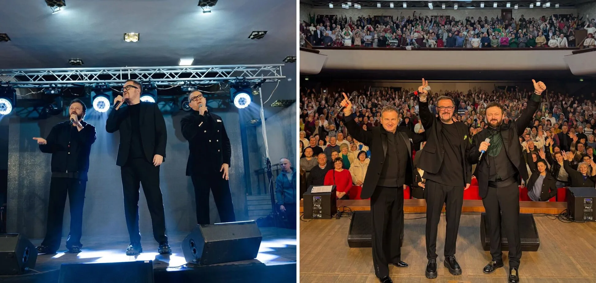 С Александром Пономаревым и Михаилом Хомой.