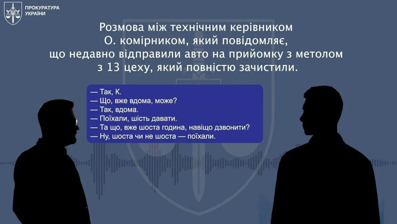 Комірник звітує перед начальником