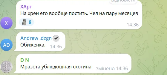 Комментарии россиян