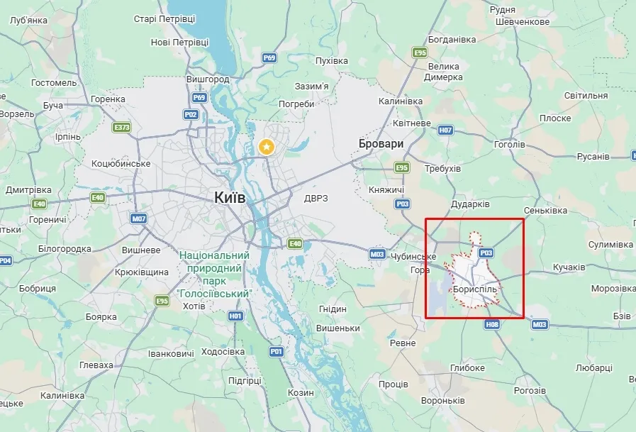 ДТП произошло в Борисполе Киевской области.