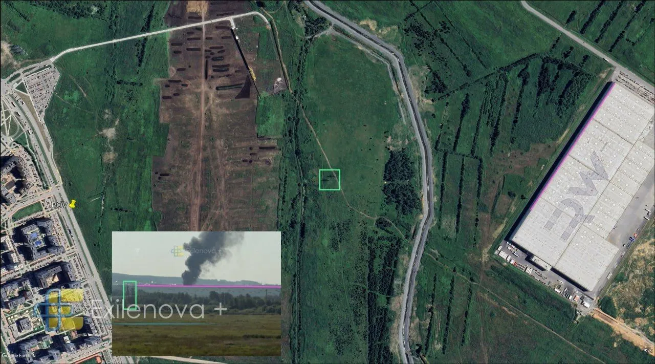 Дрони летіли на черговий склад російського маркетплейсу