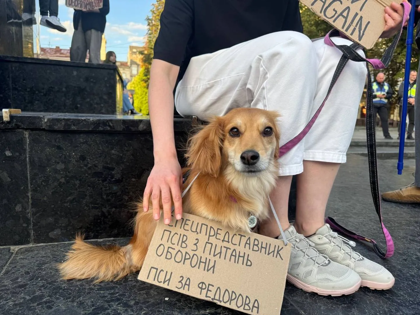 Митинг в поддержку Федорова во Львове