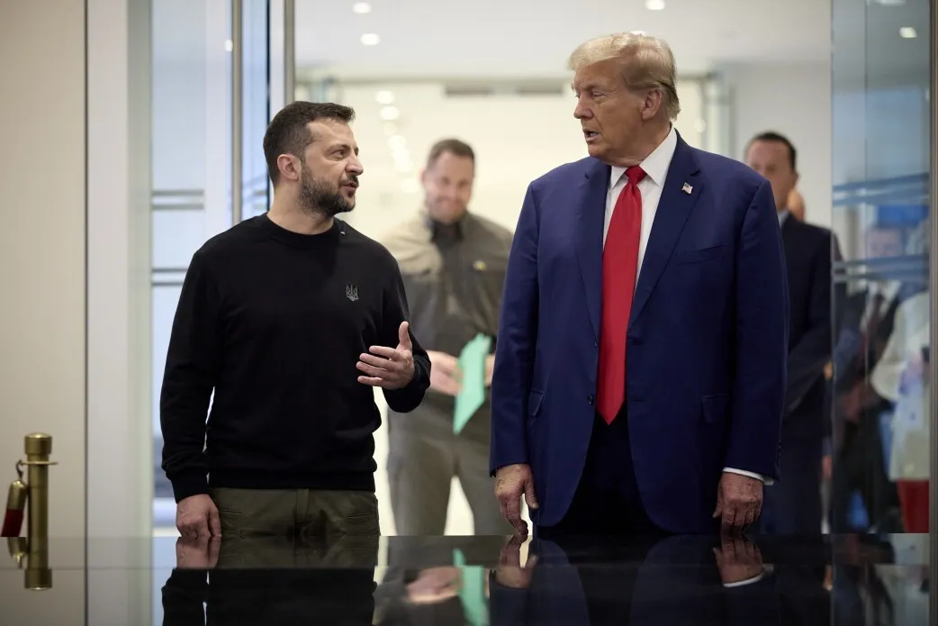 Зеленський і Трамп.