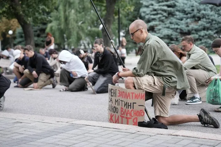 Митинги в поддержку Федорова в Днепре