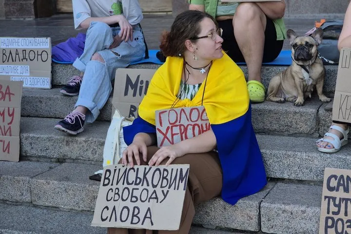 Митинги в поддержку Федорова в Николаеве