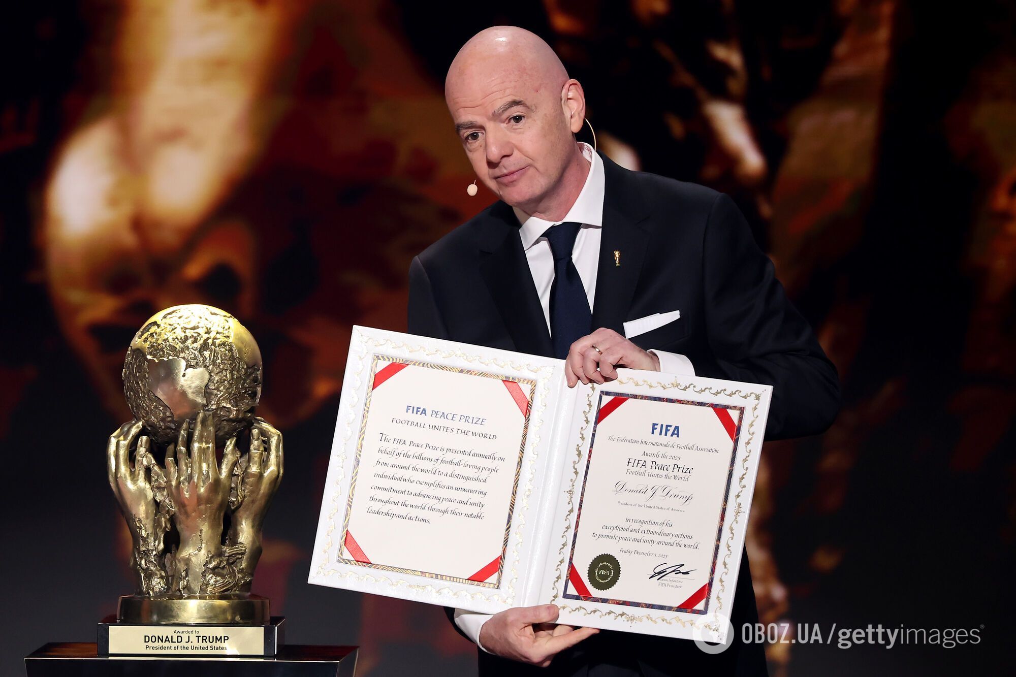 Президент ФИФА Джанни Инфантино