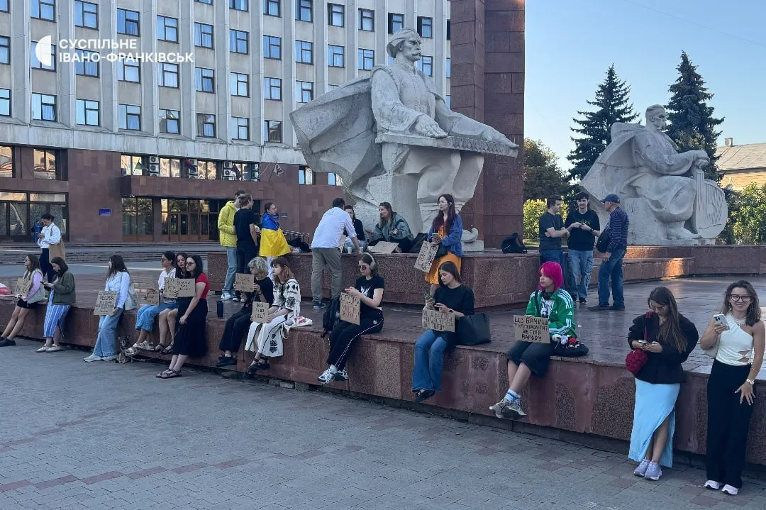 Митинги в поддержку Федорова в Ивано-Франковске