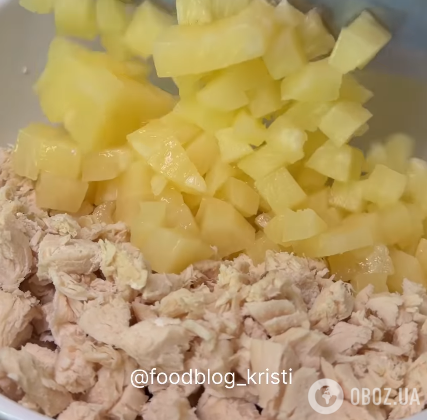 Поєднуємо курку з ананасами
