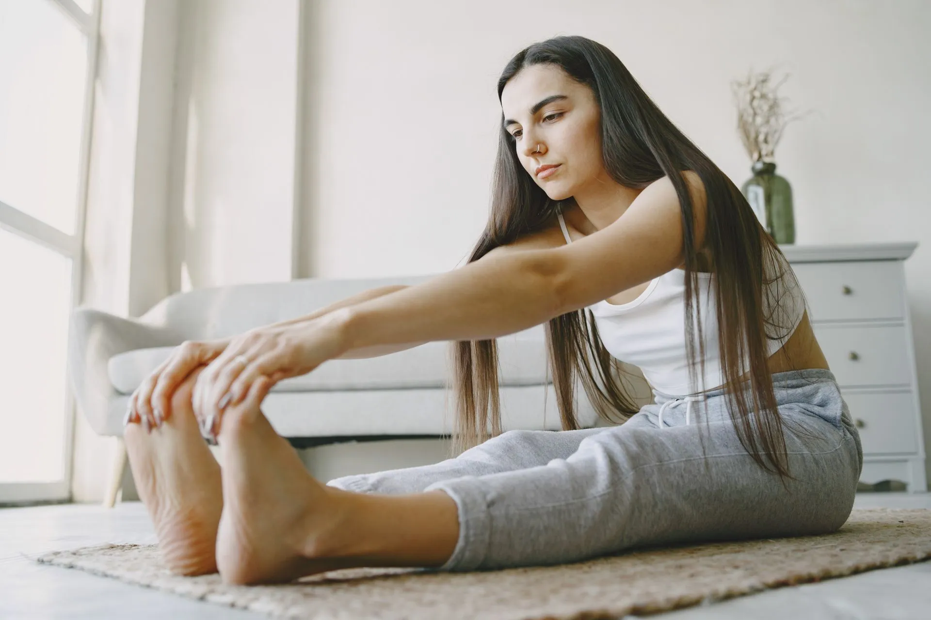 Гімнастика, щоб зняти набряки.