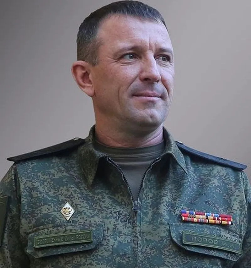 Российский военный преступник Иван Попов