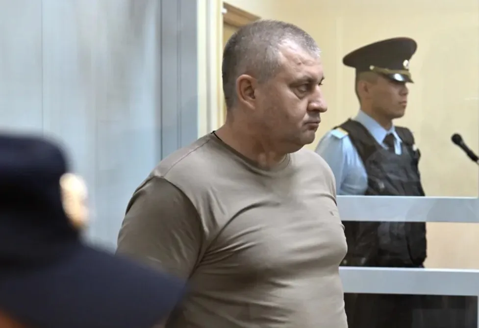 Генерал Шамарин в зале суда