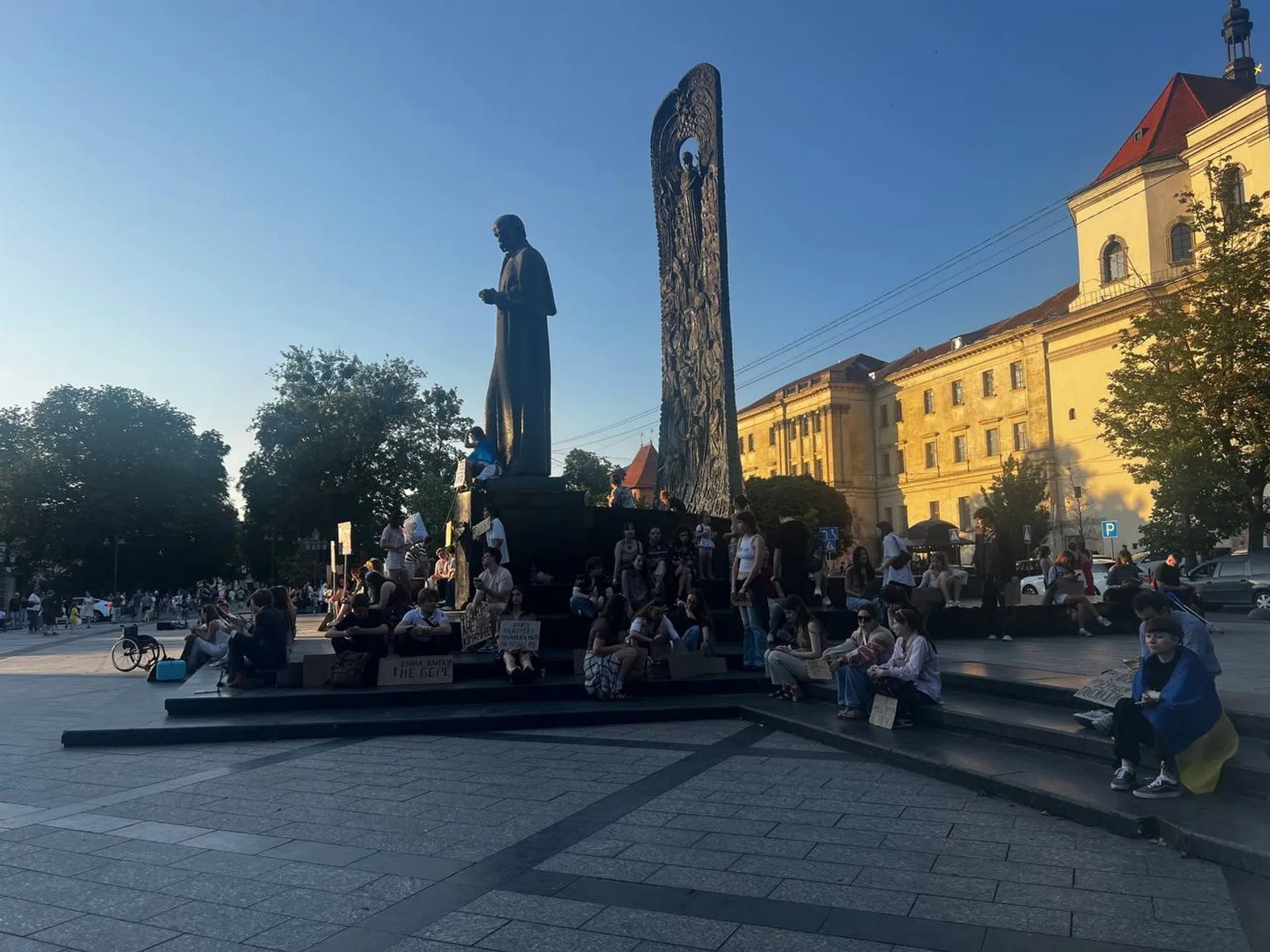 Митинг во Львове 30 июля