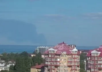 Вид на порт Тамань.