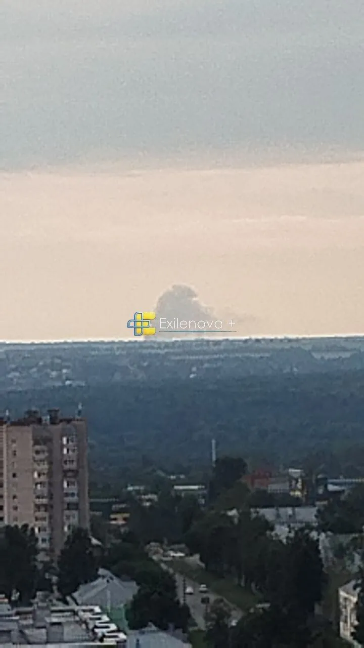 Пожар на складском комплексе в Сарапуле.