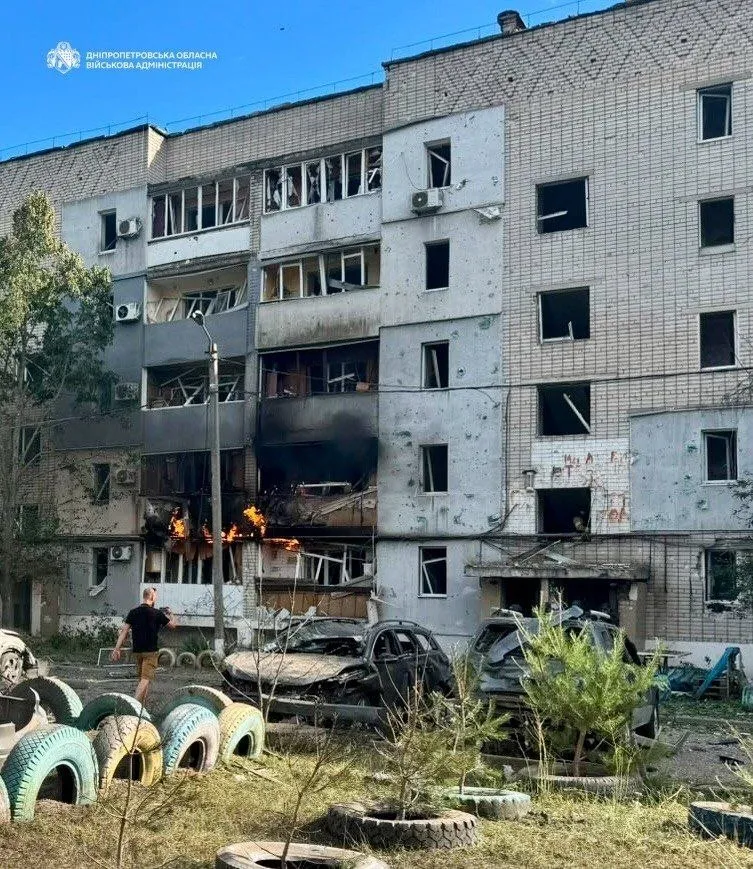 Удар РФ по Павлограду 30 июля