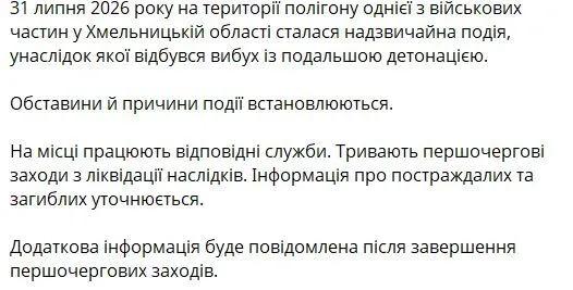 Заява ССО.