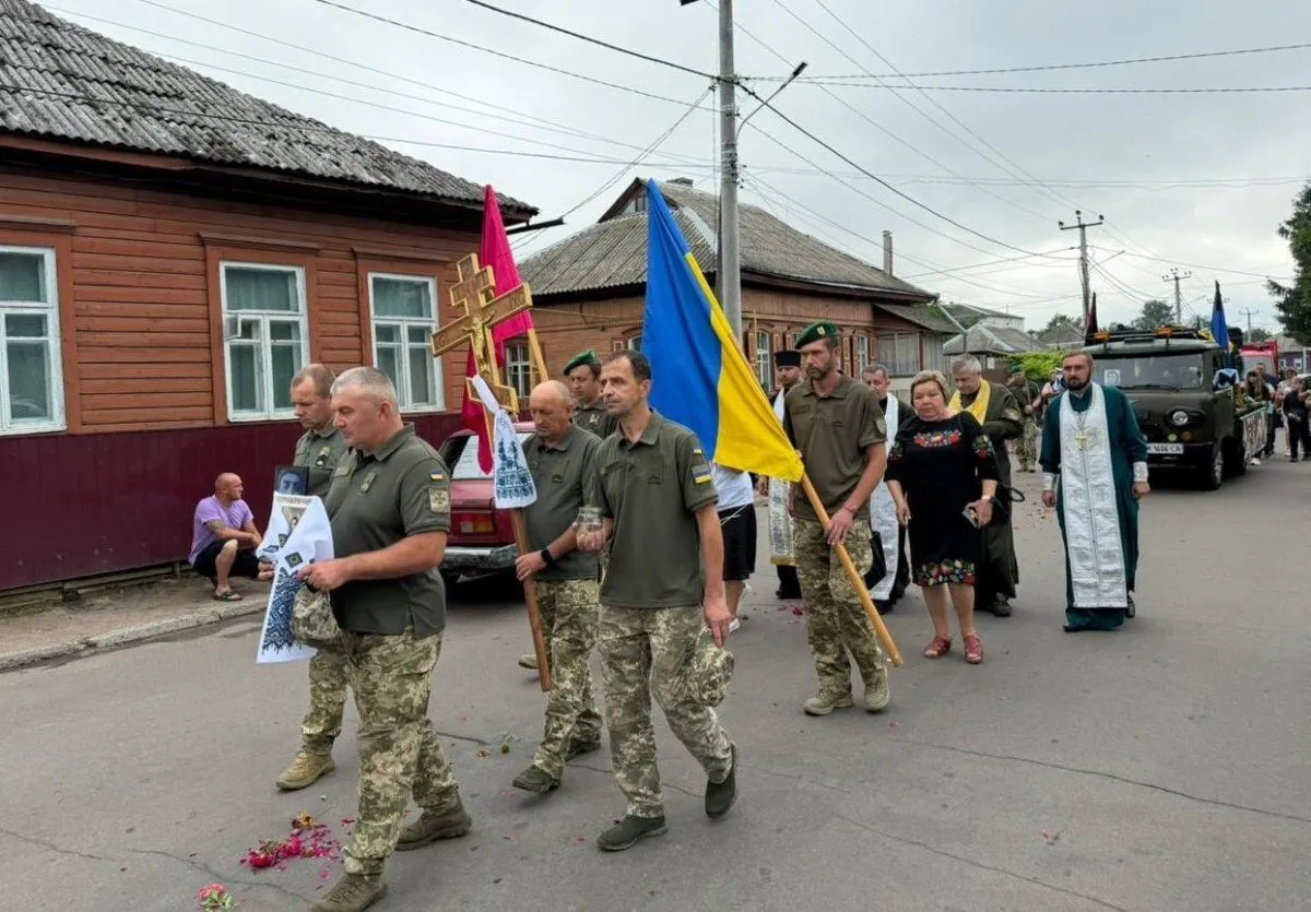 В Овручі попрощалися із воїном-прикордонником, що загинув на Донеччині