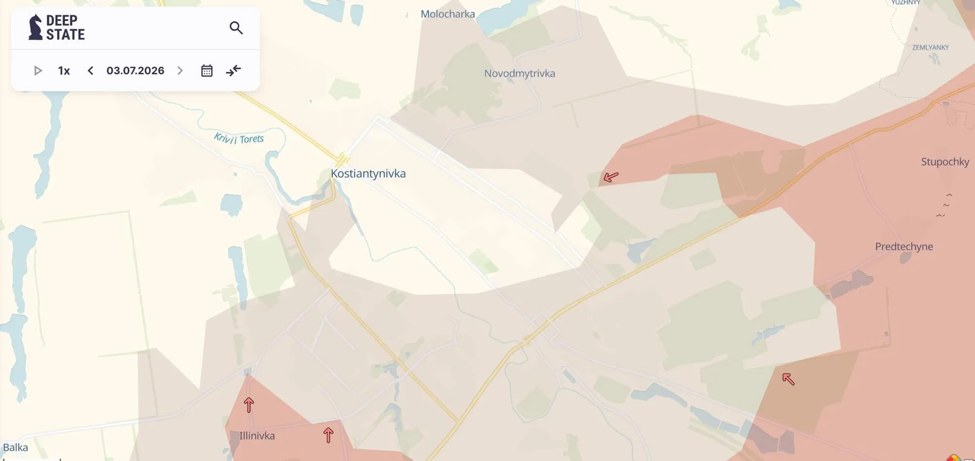 Костянтинівський напрямок.